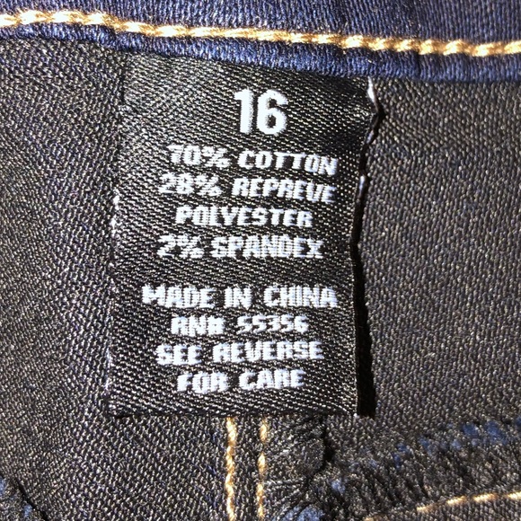 D.Jeans | High Waist Skinny Jeans; Size β16β - Picture 11 of 13